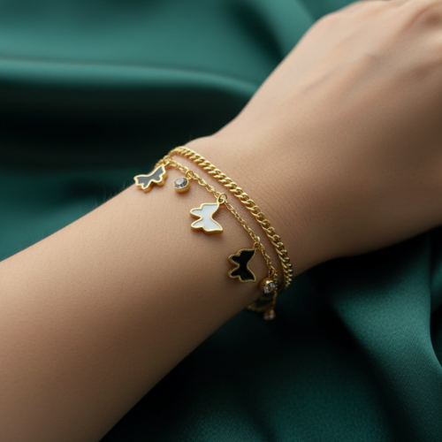 Flutter Luxe Butterfly Bracelet