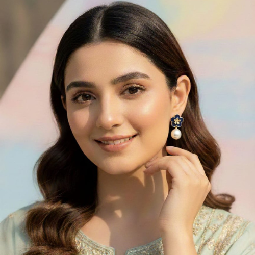 Elegant Enamel Clover & Pearl Drop Earrings