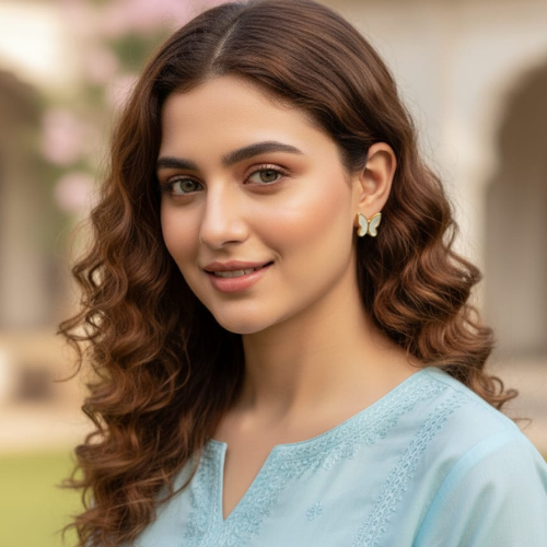 Elegant Butterfly Stud Earrings