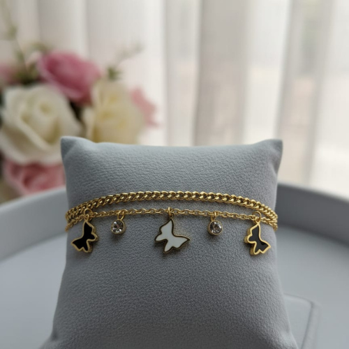 Flutter Luxe Butterfly Bracelet