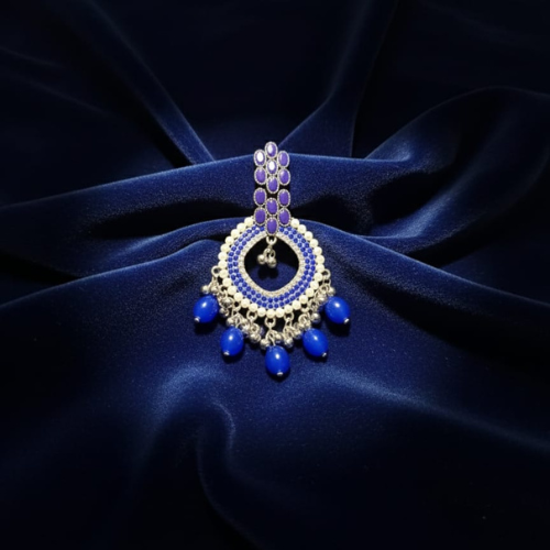 Noir Elegance Hoop Earrings