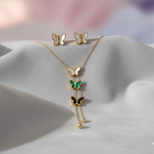 Butterfly Dreams Necklace & Earrings Set